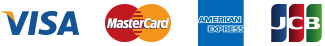 Visa MasterCard AmericanExpress JCB